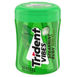 Trident Vibes Gum 40pc Spearmint Rush-wholesale