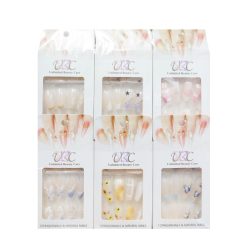 Pre-Glued Nails 12ct Asst-wholesale