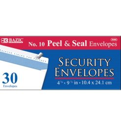***Security Envelopes 30ct #10 White Pee-wholesale