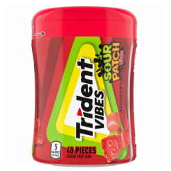 Trident Vibes Gum 40pc S-P Redberry-wholesale