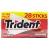 Trident Gum 28pc Cinnamon LG PK-wholesale