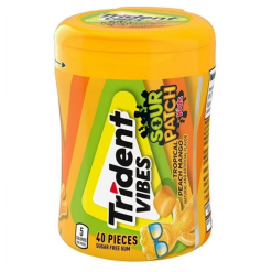 Trident Vibes Gum 40pc S-P Trop Pch-Mang-wholesale