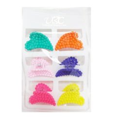 Hair Clips 6pk Smll Asst Clrs-wholesale