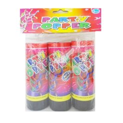 Party Poppers 11cm 3pk-wholesale