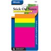 Stick On Notes 40 Shts 4pk Neon 3 X 3