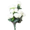 Rose Bouquet 18 Heads White-wholesale