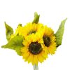 Sunflower Bouquet 4 Heads 12in-wholesale