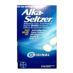 Alka-Seltzer 116 Tablets Reg-wholesale
