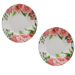 Malamine Soup Plate 9in Floral-wholesale