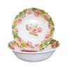 Melamine Soup Bowl 9in Floral-wholesale Melamine Soup Bowl 9in Floral-wholesale