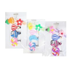 Hair Metal Snaps 4pc Asst Design-wholesale