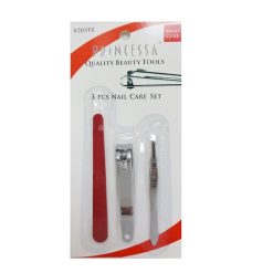 Princessa Nail Care Set 3pc-wholesale