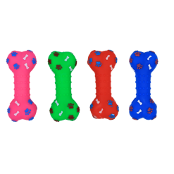 Pet Toy Bone 6½in Asst Clrs-wholesale