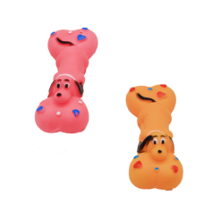 Pet Toy Bone 6in Asst Clrs-wholesale