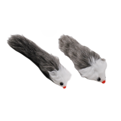 Pet Toy Grey Rat 6in-wholesale
