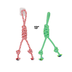 Pet Toy Rope 12in Asst Clrs-wholesale