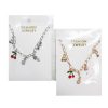 Necklace W-Charms Silver & Gold-wholesale