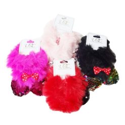 Hair Elastic Bands 2pc Asst-wholesale