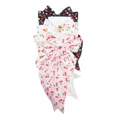 Hair Metal Snaps W-Bow Cherry Design-wholesale