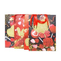 Valentine Gift Bags 3D Smll Asst-wholesale
