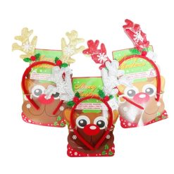 X-Mas Headband Deer Ears W-Light-wholesale