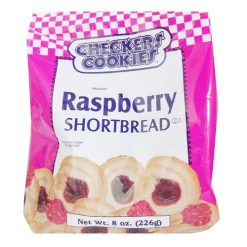 Checkers Raspberry Shortbread 8oz-wholesale