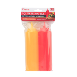 Squeeze Bottles 2pk 6½in 2 Colors-wholesale