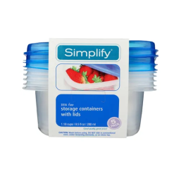 Storage Containers W-Lids 5pk 9.5oz-wholesale