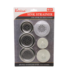 Sink Strainer 6pk Asst-wholesale