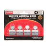 Window Lock Sliding 4pc 0.9 X 1.25in-wholesale