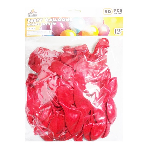 Balloons 50ct 12in Red-wholesale Balloons 50ct 12in Red-wholesale