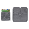 Pet Slow Food Mat 8X8 Grey-wholesale
