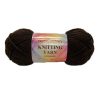 Knitting Yarn Dark Brown 100% Acrylic