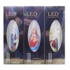 Candle Religious Flameless LED 7in Asst-wholesale