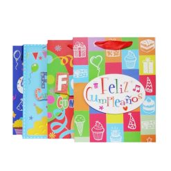 Gift Bags Feliz Cumpleaños Smll Asst-wholesale
