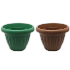 Plant Pot Plastic Rnd 15X11.2 Asst-wholesale