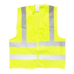 Safety Vest Fluorescent Lg W-Zipper-wholesale