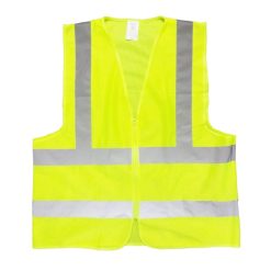 Safety Vest Fluorescent XL W-Zipper-wholesale