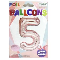 Balloons Foil 34in Rose #5-wholesale