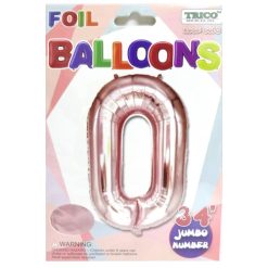 Balloons Foil 34in Rose #0-wholesale