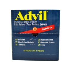 Advil Ibuprofen 200mg 50ct Tablets-wholesale