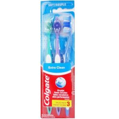 Colgate Toothbrush Soft 3pk Asst Clrs-wholesale