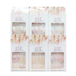 Pre-Glued Nails 12ct Asst-wholesale