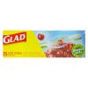 Glad Zipper Bags 25ct Quart Storage-wholesale