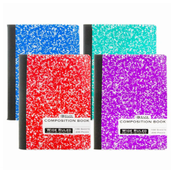 Composition Book 100ct W-R-wholesale