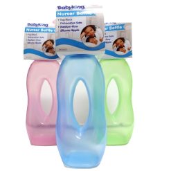 Baby Bottle 9oz Easy Gripper Asst Clrs-wholesale