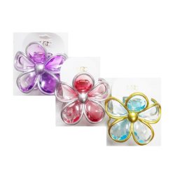 Hair Clip Flower Asst Clrs-wholesale