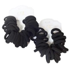 Hair Rubber Bands 30ct Small Black-wholesale