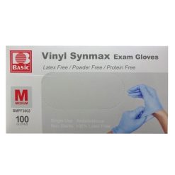 Gloves Vinyl Blue Md 100ct Powder Free-wholesale