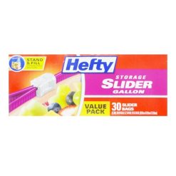 Hefty Storage Bags Slider 30ct Gl-wholesale